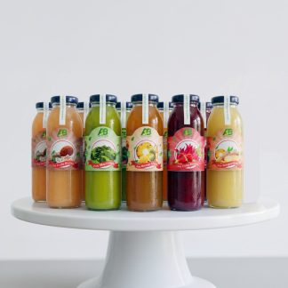 Pack jus bio 10x250ml en verre