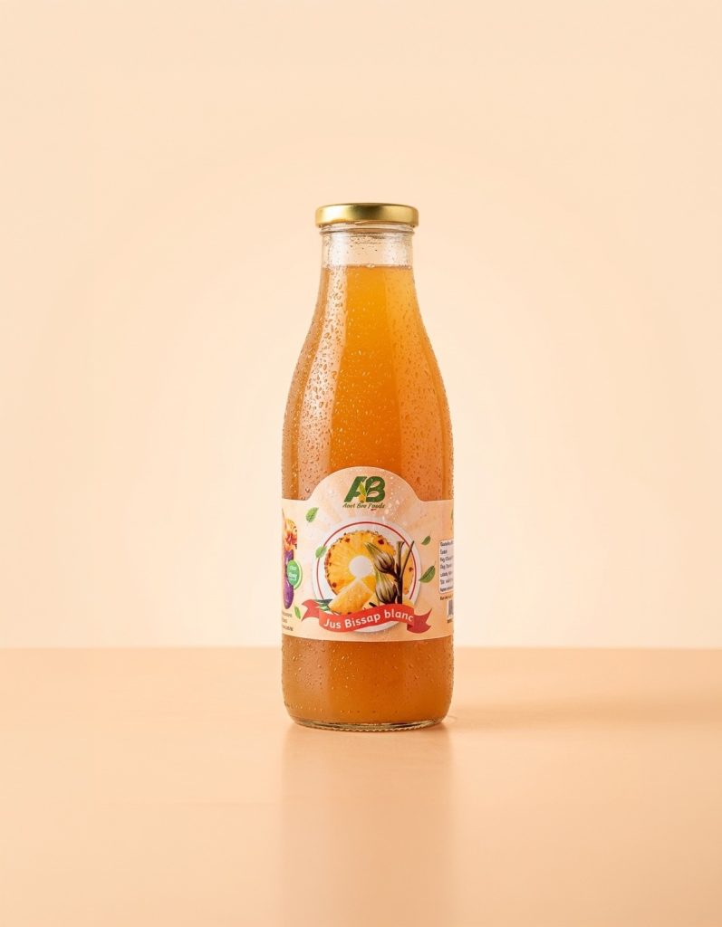 Jus Bio Bissap blanc 1L Verre